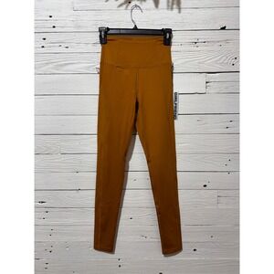 Girlfriend Collective Compressive High Rise Leggings Burnt Orange XS NWT